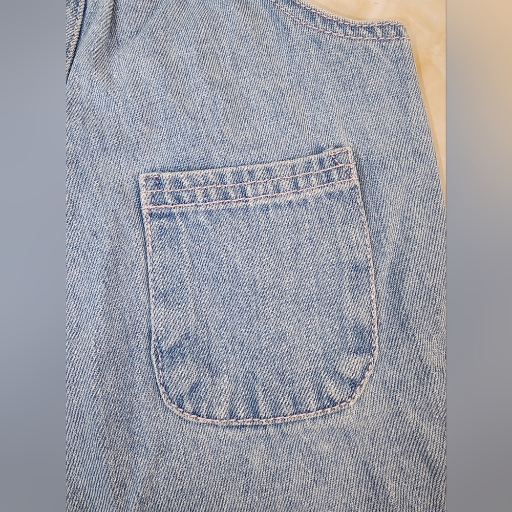 Vintage Baby Mickey and Co Jean Overalls 3/6 Month - Picture 7 of 8